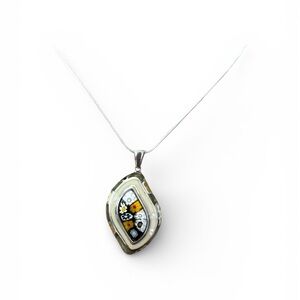 Alan K Multicolor Pendant Necklace